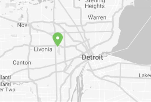 Map of Detroit Reman